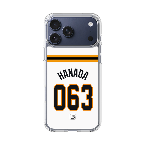 スリムプロテクションケース［ 読売ジャイアンツ - #063 HANADA - ホーム ］