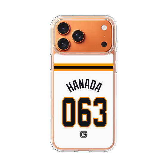 スリムプロテクションケース［ 読売ジャイアンツ - #063 HANADA - ホーム ］