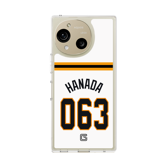 スリムプロテクションケース［ 読売ジャイアンツ - #063 HANADA - ホーム ］