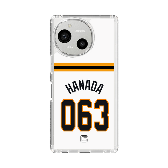 スリムプロテクションケース［ 読売ジャイアンツ - #063 HANADA - ホーム ］