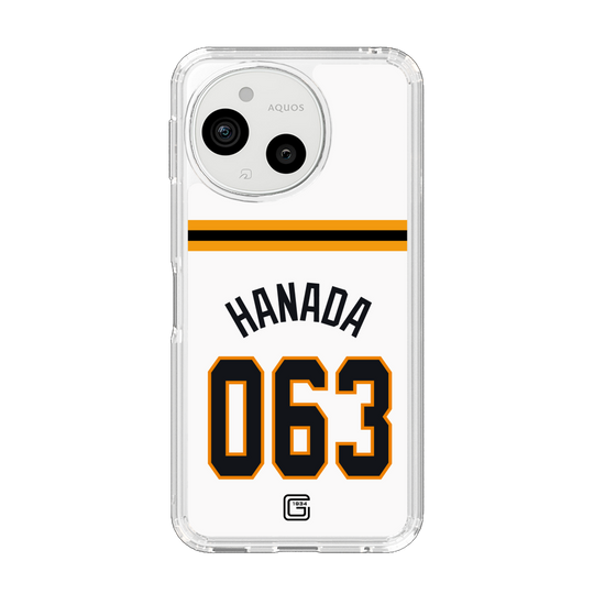 スリムプロテクションケース［ 読売ジャイアンツ - #063 HANADA - ホーム ］