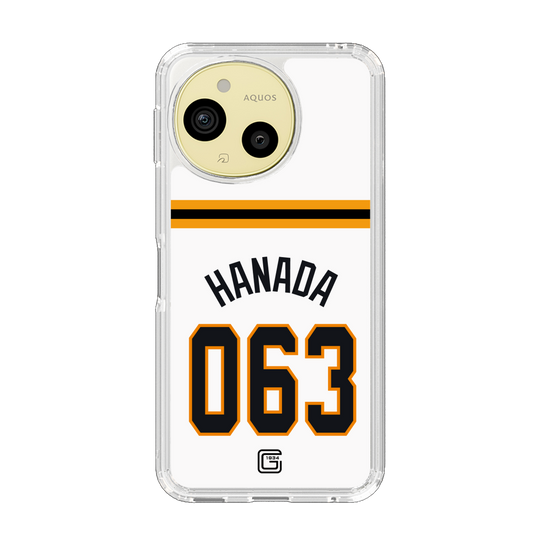 スリムプロテクションケース［ 読売ジャイアンツ - #063 HANADA - ホーム ］