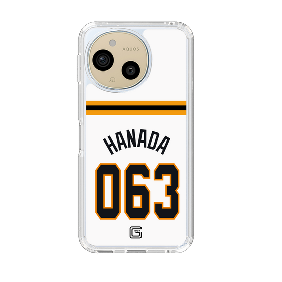 スリムプロテクションケース［ 読売ジャイアンツ - #063 HANADA - ホーム ］