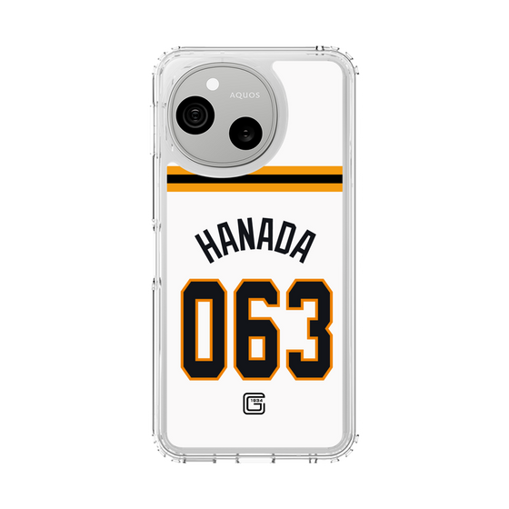 スリムプロテクションケース［ 読売ジャイアンツ - #063 HANADA - ホーム ］