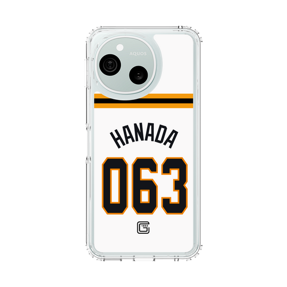 スリムプロテクションケース［ 読売ジャイアンツ - #063 HANADA - ホーム ］