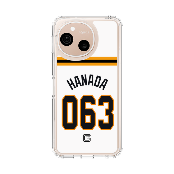 スリムプロテクションケース［ 読売ジャイアンツ - #063 HANADA - ホーム ］