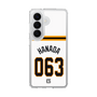 スリムプロテクションケース［ 読売ジャイアンツ - #063 HANADA - ホーム ］