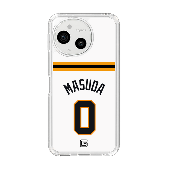 スリムプロテクションケース［ 読売ジャイアンツ - #0 MASUDA - ホーム ］