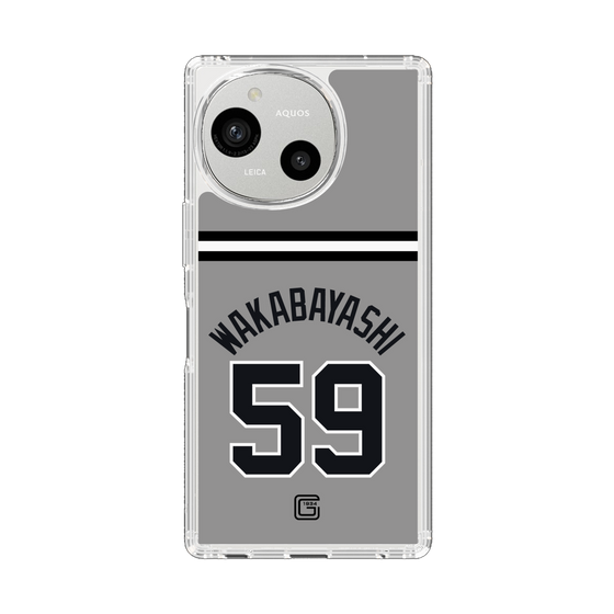 スリムプロテクションケース［ 読売ジャイアンツ - #59 WAKABAYASHI - ホーム ］