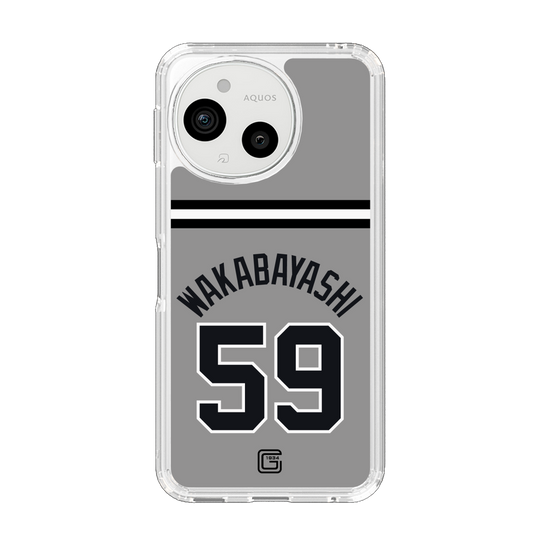 スリムプロテクションケース［ 読売ジャイアンツ - #59 WAKABAYASHI - ホーム ］