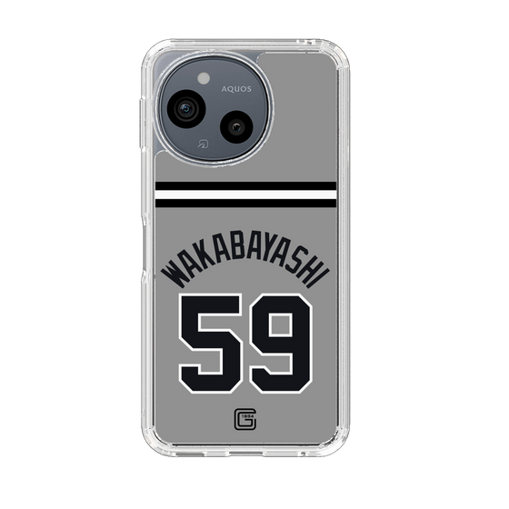 スリムプロテクションケース［ 読売ジャイアンツ - #59 WAKABAYASHI - ホーム ］