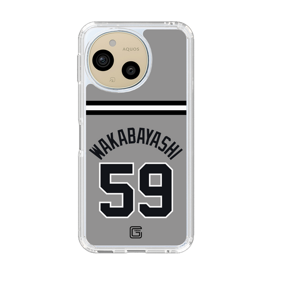 スリムプロテクションケース［ 読売ジャイアンツ - #59 WAKABAYASHI - ホーム ］