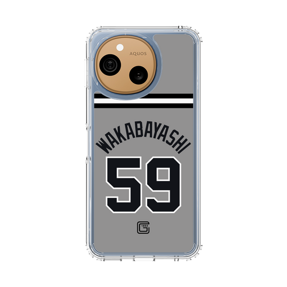 スリムプロテクションケース［ 読売ジャイアンツ - #59 WAKABAYASHI - ホーム ］