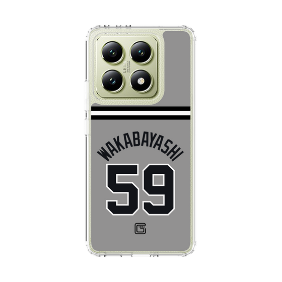 スリムプロテクションケース［ 読売ジャイアンツ - #59 WAKABAYASHI - ホーム ］