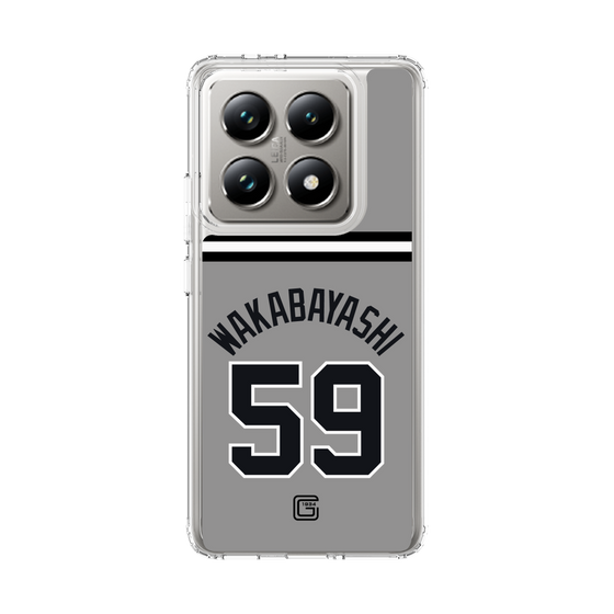スリムプロテクションケース［ 読売ジャイアンツ - #59 WAKABAYASHI - ホーム ］