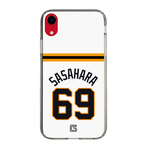 スリムプロテクションケース［ 読売ジャイアンツ - #69 SASAHARA - ホーム ］