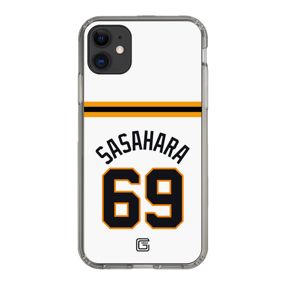 スリムプロテクションケース［ 読売ジャイアンツ - #69 SASAHARA - ホーム ］