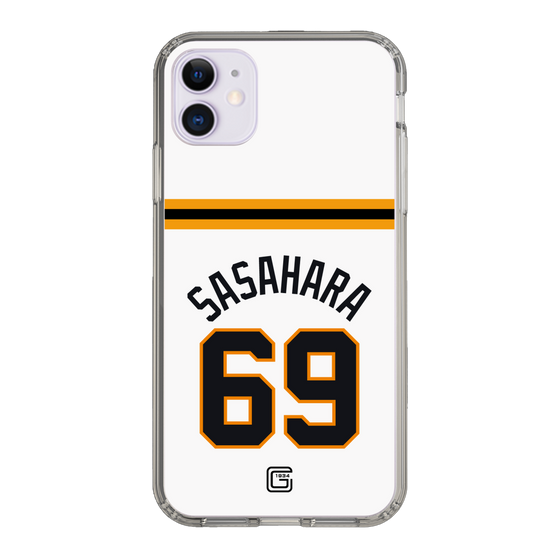 スリムプロテクションケース［ 読売ジャイアンツ - #69 SASAHARA - ホーム ］