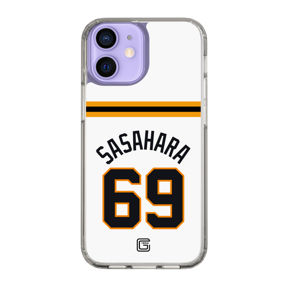 スリムプロテクションケース［ 読売ジャイアンツ - #69 SASAHARA - ホーム ］