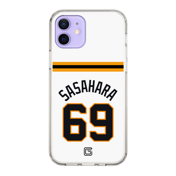 スリムプロテクションケース［ 読売ジャイアンツ - #69 SASAHARA - ホーム ］
