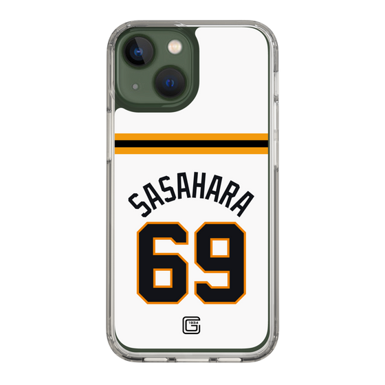 スリムプロテクションケース［ 読売ジャイアンツ - #69 SASAHARA - ホーム ］