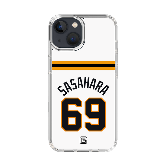 スリムプロテクションケース［ 読売ジャイアンツ - #69 SASAHARA - ホーム ］