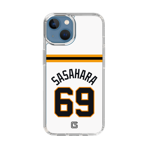 スリムプロテクションケース［ 読売ジャイアンツ - #69 SASAHARA - ホーム ］
