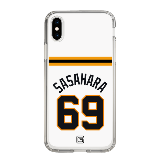 スリムプロテクションケース［ 読売ジャイアンツ - #69 SASAHARA - ホーム ］