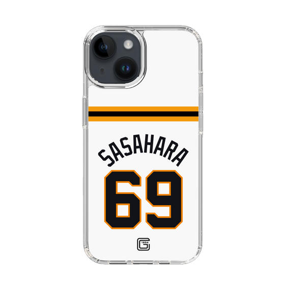 スリムプロテクションケース［ 読売ジャイアンツ - #69 SASAHARA - ホーム ］