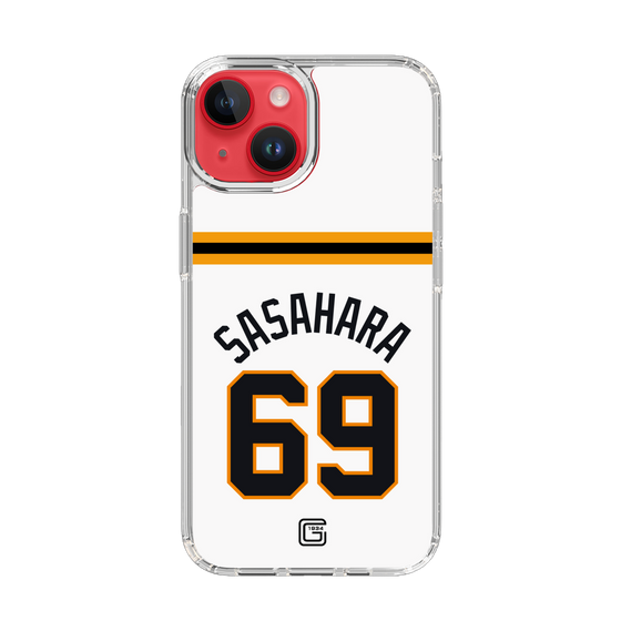スリムプロテクションケース［ 読売ジャイアンツ - #69 SASAHARA - ホーム ］