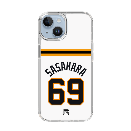 スリムプロテクションケース［ 読売ジャイアンツ - #69 SASAHARA - ホーム ］