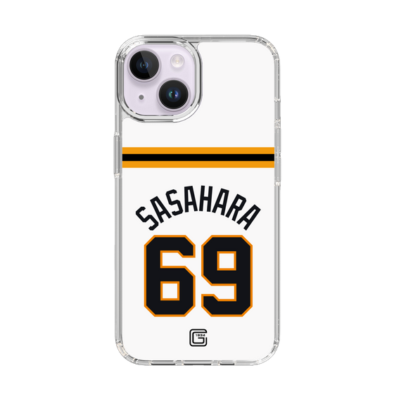 スリムプロテクションケース［ 読売ジャイアンツ - #69 SASAHARA - ホーム ］