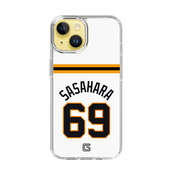 スリムプロテクションケース［ 読売ジャイアンツ - #69 SASAHARA - ホーム ］