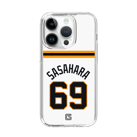 スリムプロテクションケース［ 読売ジャイアンツ - #69 SASAHARA - ホーム ］