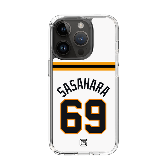 スリムプロテクションケース［ 読売ジャイアンツ - #69 SASAHARA - ホーム ］