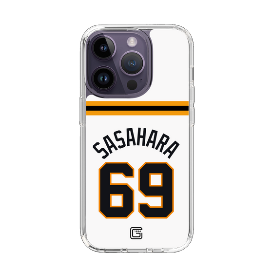 スリムプロテクションケース［ 読売ジャイアンツ - #69 SASAHARA - ホーム ］