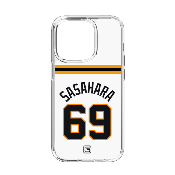 スリムプロテクションケース［ 読売ジャイアンツ - #69 SASAHARA - ホーム ］