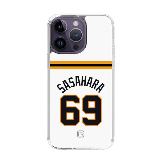 スリムプロテクションケース［ 読売ジャイアンツ - #69 SASAHARA - ホーム ］