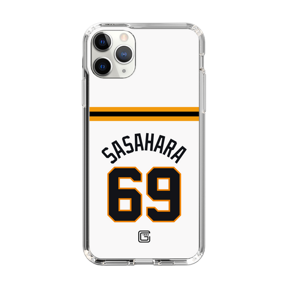 スリムプロテクションケース［ 読売ジャイアンツ - #69 SASAHARA - ホーム ］