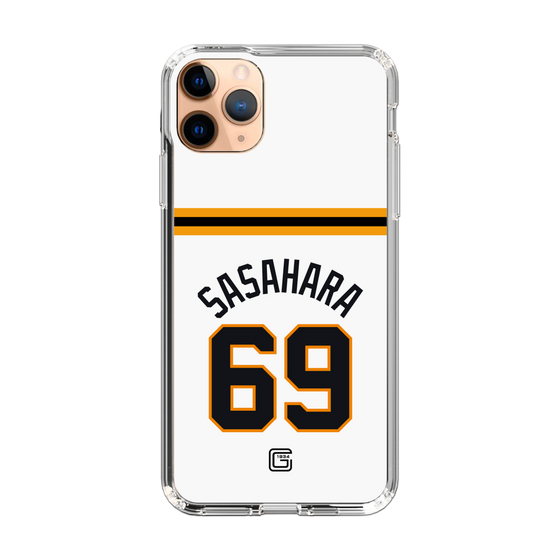 スリムプロテクションケース［ 読売ジャイアンツ - #69 SASAHARA - ホーム ］