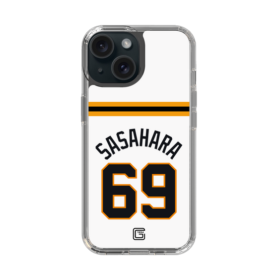 スリムプロテクションケース［ 読売ジャイアンツ - #69 SASAHARA - ホーム ］
