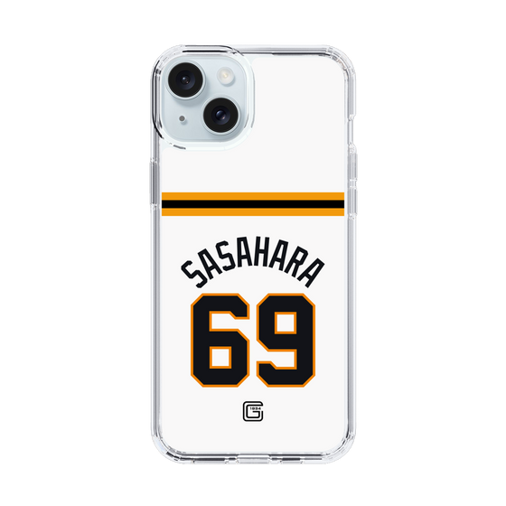 スリムプロテクションケース［ 読売ジャイアンツ - #69 SASAHARA - ホーム ］