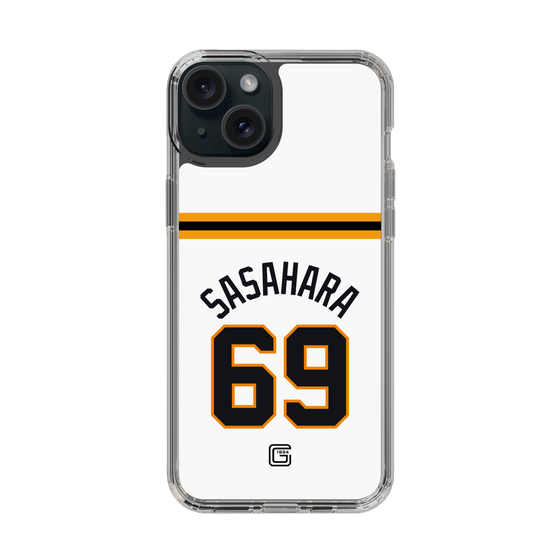 スリムプロテクションケース［ 読売ジャイアンツ - #69 SASAHARA - ホーム ］