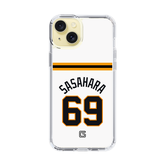 スリムプロテクションケース［ 読売ジャイアンツ - #69 SASAHARA - ホーム ］