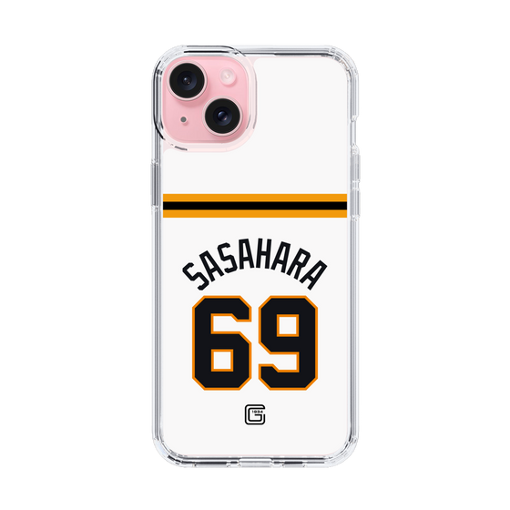 スリムプロテクションケース［ 読売ジャイアンツ - #69 SASAHARA - ホーム ］