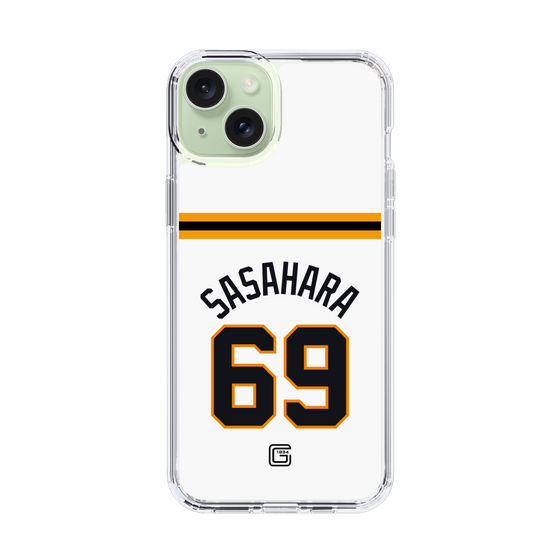 スリムプロテクションケース［ 読売ジャイアンツ - #69 SASAHARA - ホーム ］