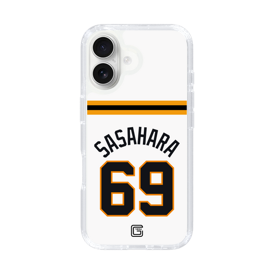 スリムプロテクションケース［ 読売ジャイアンツ - #69 SASAHARA - ホーム ］