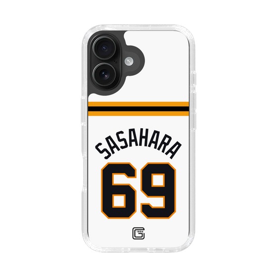 スリムプロテクションケース［ 読売ジャイアンツ - #69 SASAHARA - ホーム ］