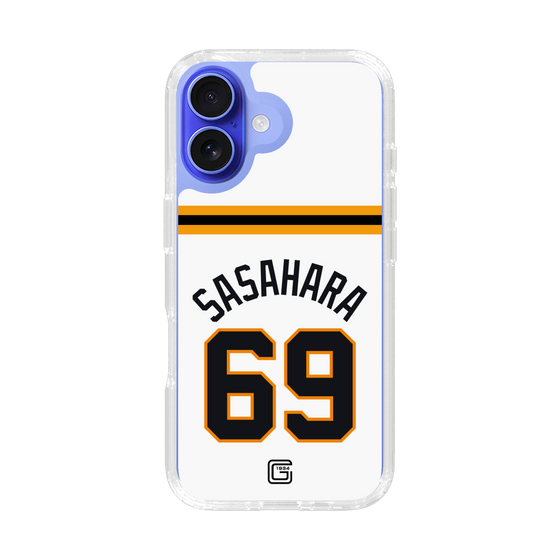 スリムプロテクションケース［ 読売ジャイアンツ - #69 SASAHARA - ホーム ］