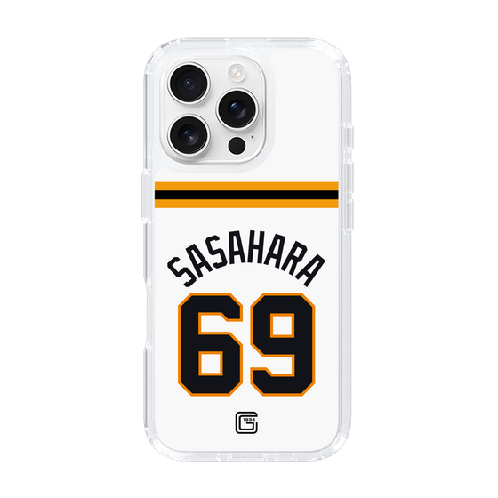 スリムプロテクションケース［ 読売ジャイアンツ - #69 SASAHARA - ホーム ］